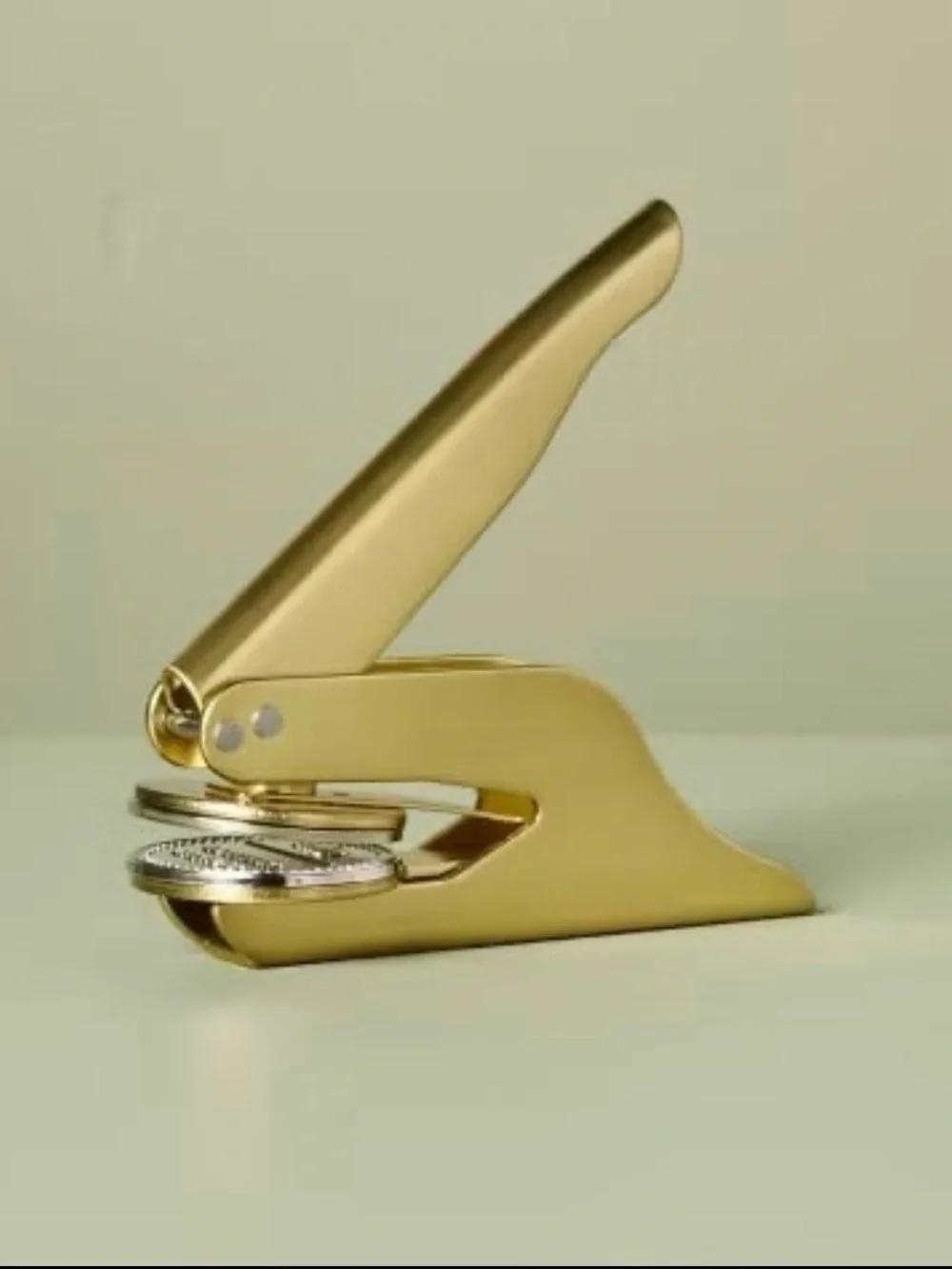 Heart & Hand With Magnolia Brass Page Press